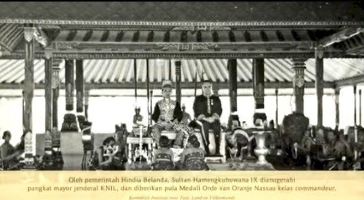 The treatment process of the king of Yogyakarta